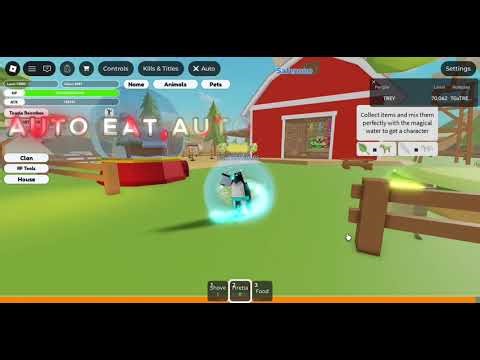AUTO EAT 🍕AND AUTO FIREBALL ☄️🐦‍🔥IN ANIMAL SIMULATOR