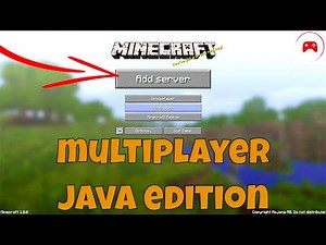 How to Join Multiplayer In Minecraft Java Edition