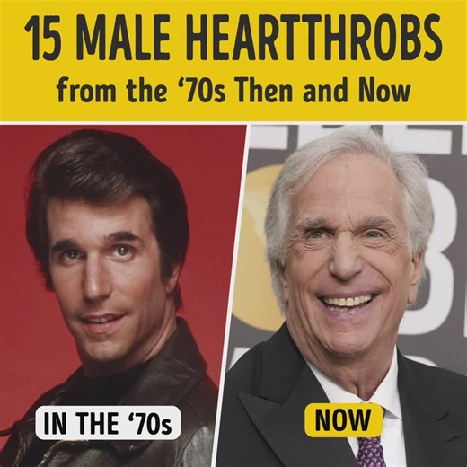 87K views · 713 reactions | 15 Male Heartthrobs from the ‘70s Then and Now | Smart is the New Sexy | Facebook