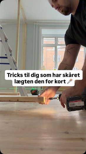 48K views · 164 reactions | Tips og tricks til dig som har skåret for kort 漢 #tømrer #tømrerlivet #carpenter #håndværker #carpentry # | Broberg Tømrerentreprise | Facebook