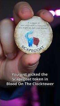 How to play the Scapegoat in Blood On The Clocktower