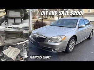 How to Change Cabin Air Filter on Buick Lucerne, Cadillac DTS, and Pontiac Bonneville