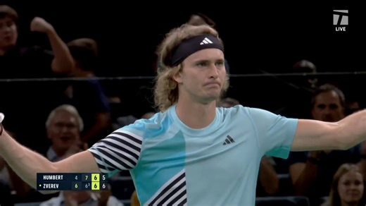 MATCH POINT: A. Zverev def. U. Humbert; Paris 2R