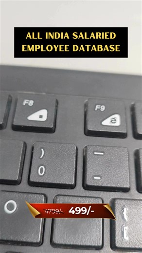 🚀 Boost your Business with PAN India Salaried Employee Database! 📍 Filter City-wise | Salary-wise | Industry-wise 💼 Reach High-Earning Professionals Instantly! Get verified leads to grow sales faster. | Datapers