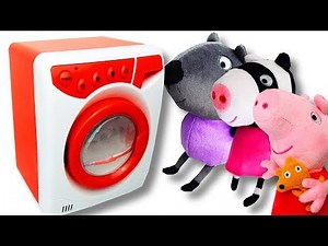 Toy Washing Machine and Peppa Pig Surprise Toys