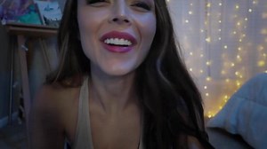 ASMR -- EAR TO EAR KISSES [with gum chewing lip gloss for extra tingly mouth sounds!]