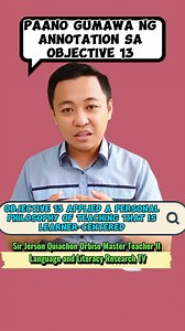 137K views · 2K reactions | Tips and suggestions sa pagbuo ng annotation for Objective 13 RPMS New Guidelines 2023 #annotations #objective13 #DemoTeaching #lessonplanning #ClassroomObservationTool #DepEdTeachers #educationmatters #educators | Language & Literacy Research TV | Facebook