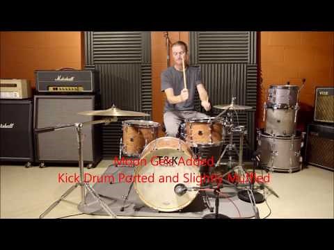T&K Custom Drums Drum Kit Demo Keller Magnum Shells