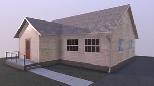Free Small Old House - Download Free 3D model by jimbogies