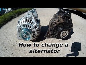 How to change a Alternator (Mitubishi Galant)