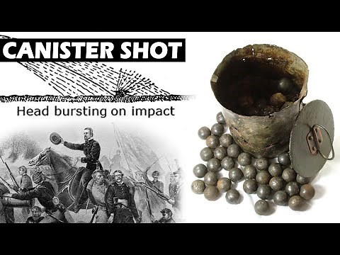 First Anti-Personnel Rounds: Canister Shot