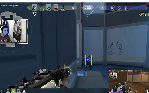 fps游戏AI外挂原理实现：Yolov5 python对屏幕指定区域抓取并检测(Valorant)以及鼠标移动源码。