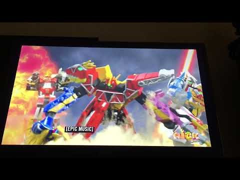 Power Rangers Beast Morphers Ep. 15 Grid Connection Beast X King & Dino Megazords vs Chimera Zord