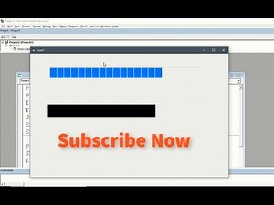 progressbar|| How to add a Progress bar in VB 6.0||Visual basic 6.0||MS windows common controls 5.0