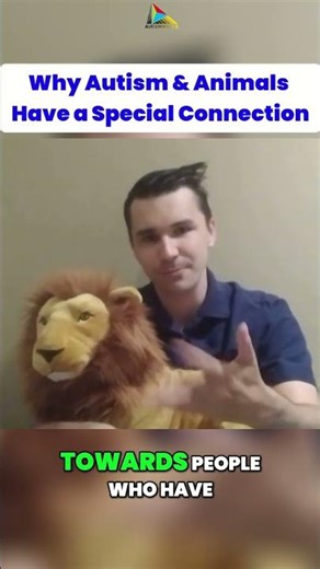 Autism & Animals: A Special Bond 🐾 #shorts
