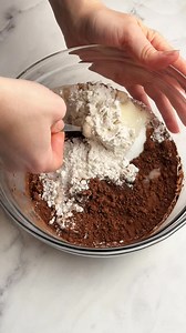 Recipe: https://www.thereciperebel.com/grandmas-hot-fudge-sundae-cake/ A super easy cake that makes its own hot fudge sauce as it bakes! | The Recipe Rebel