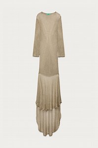DŁUGA SUKIENKA Z DZIANINY Z METALIZOWANĄ NICIĄ MARISA BERENSON X ZARA