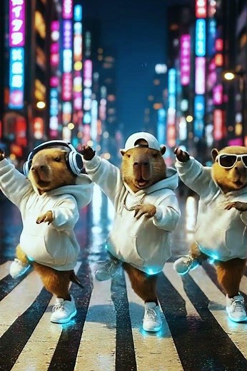 These Capybaras Have the Coolest Dance Moves!