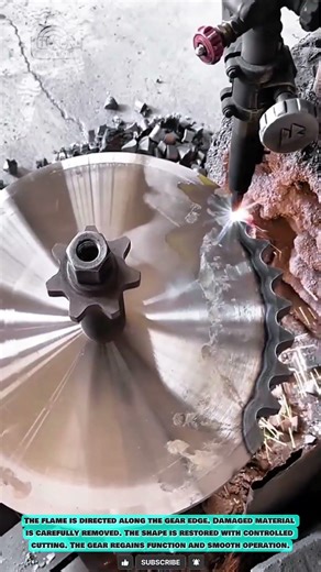 Autogenschneidwerkzeug: Präzisionsverfahren zur Reparatur von Zahnrändern #Werkzeug #Werkzeuge