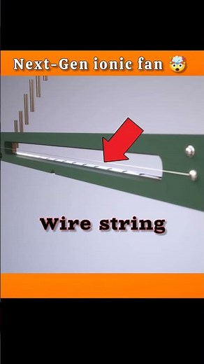 The Science of Ionic Wind 🤯 Fan Without Any Moving Parts! 🌬️ #astrox_science