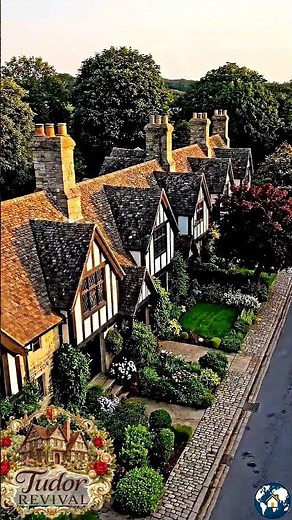 Longer Version: Step back in time with the Tudor Revival house style! 🏡