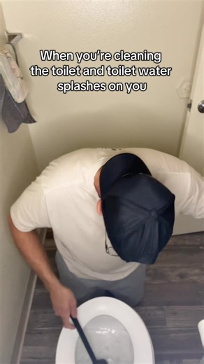 Avoiding Toilet Water Splashbacks While Cleaning