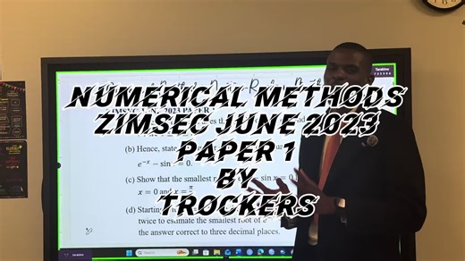 Numerical Methods - Newton Raphson Method ZIMSEC June 2023 Paper 1 #fypシ #mathematics #ZIMSEC #cambridge #onlinelearning
