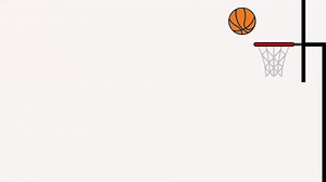 Download free throw basketball animation video. sport activity equipment motion graphic design for free