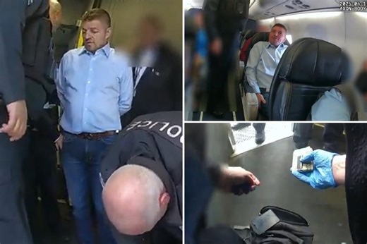 Video shows cops remove man from plane after bringing loaded gun through security at Chicago’s O’Hare