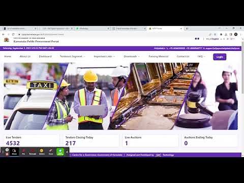 New Karnataka e-procurement portal registration and tender search https://karnatakaeprocurement.com