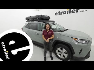 Test Fitting the Inno Gear Case Rooftop Cargo Box on a Frontrunner Slimsport Rack - 2021 Toyota RAV4