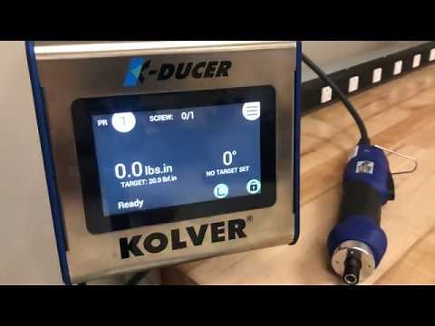 Kolver's Industry 4.0, transducer K-Ducer screwdriving system with torque control