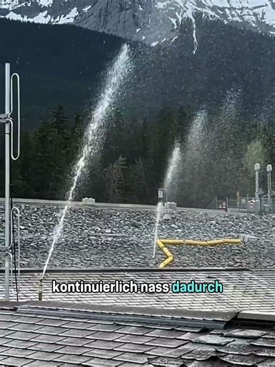 In Amerika begegnen Häuser dem Feuer mit Wasser!