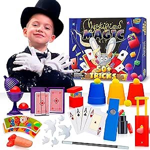 Amazon.com: Learn & Climb Magic Kit for Kids - Perform Over 50 Magic Set Tricks : Toys & Games