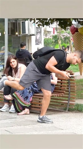he shocked women's 🤯 prank gone wrong #shorts #prank #comedy