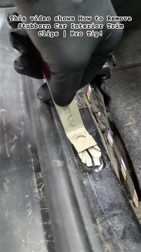 How to Remove Car Interior Trim Clips #CarRepair #MechanicTips #AutoDIY #CarInterior #Car