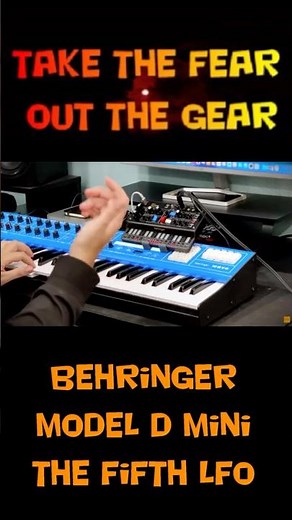 Behringer Model D mini the fifth lfo #behringer #moog #minimoog #musicproducer #synth #music