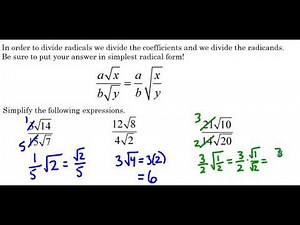Operations with Radicals
