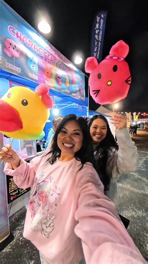 Delicious Cotton Candy Adventures at Mega Night Market