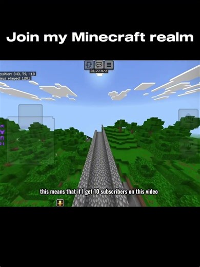 Join my Minecraft realm #minecraft #realms