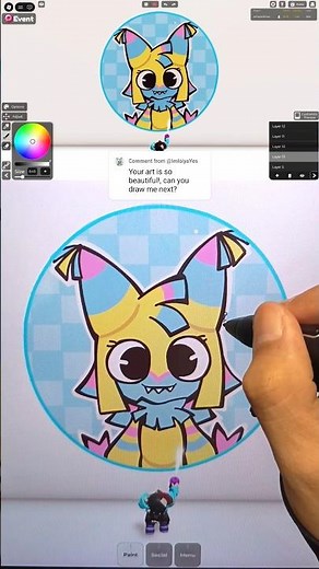 Your PFP Drawing Turns into Roblox Spray Paint! Who next? #roblox