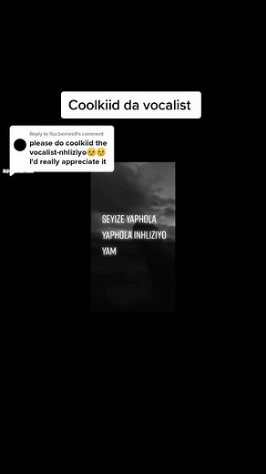 Coolkiid Da Vocalist - Inhliziyo Lyrics and Music Video