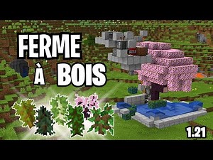 La Ferme à BOIS AUTOMATIQUE 1.21.10 Minecraft Java