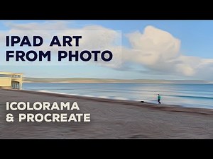 Create iPad art from an iPhone photo with iColorama app.