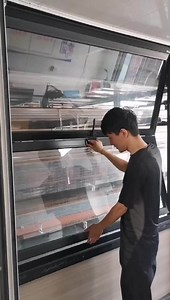 High Quality Aluminum Bi Folding windows and Doors Tempered Glazing Hurricane Impact Aluminum Sliding windows