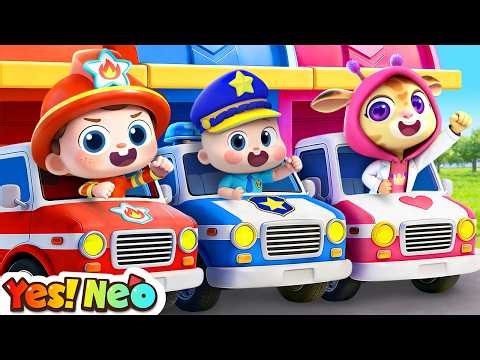 Superhero Song - Firefighter, Policeman, Doctor | Jobs Song | Nursery Rhyme & Kids Song | Yes! Neo