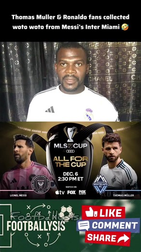 Inter Miami vs Vancouver Whitecaps match highlight & reaction from a werey Ronaldo worshipper 🤣🤣🤣 #barcelona #lionelmessi #messi