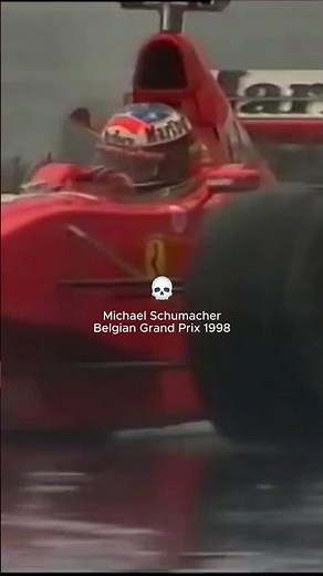 Michael Schumacher Belgian GP 1998 💀