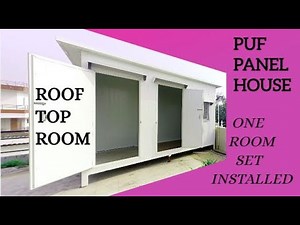 PUF PANEL HOUSE, ROOF TOP ROOM, PREFABRICATED HOUSE IN INDIA