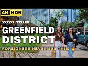 Greenfield District Mandaluyong Philippines | What Most Foreigners Never See! 🇵🇭 Full Tour in 4K HDR